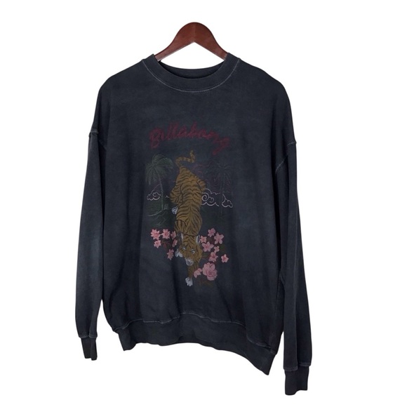 Billabong Ride in Tiger Crewneck Sweatshirt Size Medium. - Picture 1 of 5